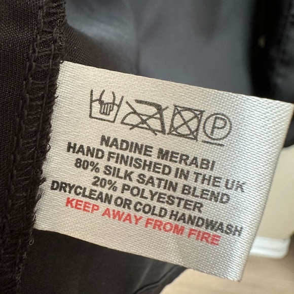 Nadine Merabi Silk Feather Top - Picture 3 of 5